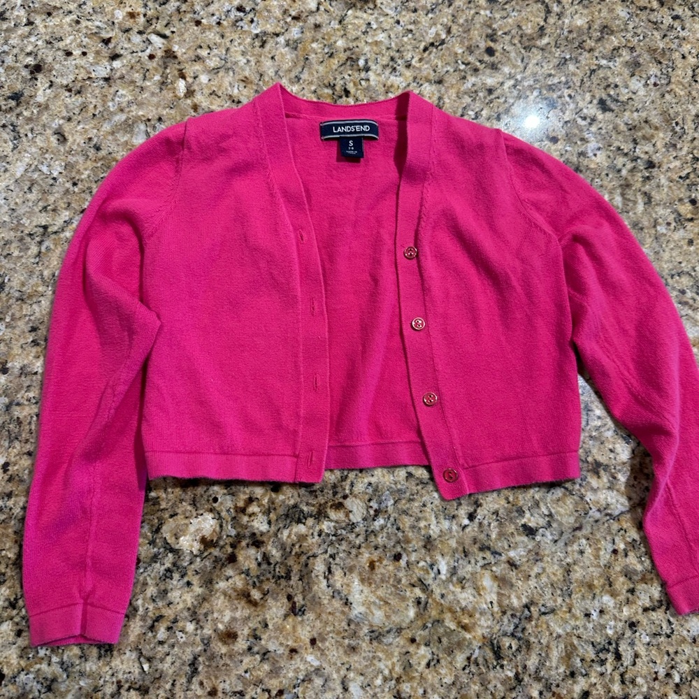 Lacoste Women's Pink Cardigan Sweater